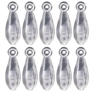 Sougayilang Fishing Weights Sinkers Bank Sinkers Bullet Weights for Surf Fishing Pier Bank Fishing Saltwater Fishing Gear 1oz to 12oz
