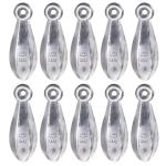 Sougayilang Fishing Weights Sinkers Bank Sinkers Bullet Weights for Surf Fishing Pier Bank Fishing Saltwater Fishing Gear 1oz to 12oz