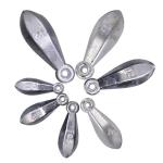 Sougayilang Fishing Weights Sinkers Bank Sinkers Bullet Weights for Surf Fishing Pier Bank Fishing Saltwater Fishing Gear 1oz to 12oz