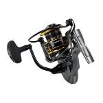 Okuma Inspira ISX Lightweight Rigid Aluminum TCA Flight Drive 9BB Spinning Reel, ISX-4000XA, Black