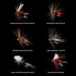 Goture 30pcs Lures Fly Fishing Flies Kit - Trout Bass Salmon Fishing Assortment - Dry Wet Streamers Nymphs