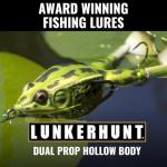 Lunkerhunt Realistic Frog Lure for Bass Fishing