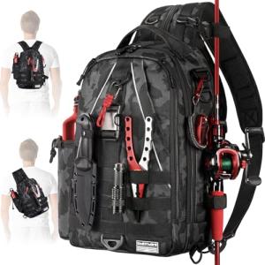 Ghosthorn Fishing Backpack with Rod Holder