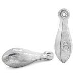 Dr.Fish 5 Pack Bank Sinkers Lead Fishing Weights, Freshwater Catfishing Weights River Channel Surf Fishing Saltwater 4oz