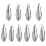 Fishing Weights Sinkers Bank Fishing Lead Sinkers Bullet Fishing Weights Ocean Saltwater Surf Fishing Gear Fishing Assortment 1oz 2oz 3oz 4oz (1oz -10pcs)