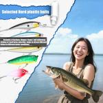 𝗘𝗫𝗔𝗨𝗥𝗔𝗙𝗘𝗟𝗜𝗦 Fishing Gear Fishing Lures Kit 142pcsTackle Box Included Crankbaits Spoon Pliers Hooks Jigs Weights and Other Accessories Swimbait Lure Gear Kit Gifts Bass Lure Freshwater