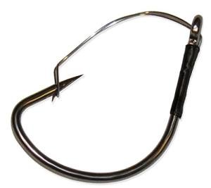 Harmony Fishing - Razor Series Wacky Weedless WG Hooks (Size 1, 10 Pack) - The Ultimate Bass Fishing Hooks for The Wacky Rig & Neko Rig