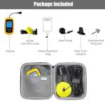 Portable Wired Fish Finder Ice Kayak Fishing Gear Water Depth Finder Handheld Fishfinder with Water Resistant Bag and Storage Case