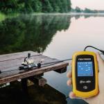 Portable Wired Fish Finder Ice Kayak Fishing Gear Water Depth Finder Handheld Fishfinder with Water Resistant Bag and Storage Case