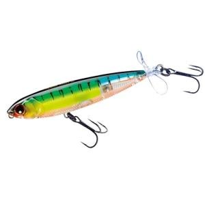 Yo-Zuri 3DB Prop Topwater Lure, Prism Fire Tiger, 3-1/2-Inch