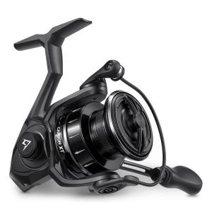 Piscifun Carbon XT Spinning Reels, Light to 6.6oz, Carbon Frame and Rotor, 22LBs Max Drag, 8+1 Shielded BB, 5.2:1 Gear Ratio, Smooth Powerful Freshwater Spinning Fishing Reel, 2000