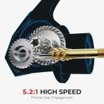 Piscifun Carbon XT Spinning Reels, Light to 6.6oz, Carbon Frame and Rotor, 22LBs Max Drag, 8+1 Shielded BB, 5.2:1 Gear Ratio, Smooth Powerful Freshwater Spinning Fishing Reel, 2000