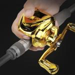 BILLINGS Baitcasting Reel, Lightweight Nylon Frame Baitcaster Fishing Reel,Compact Design,7.2:1 High-Speed Gear Ratio Casting Reel,Super Smooth,17.6LB Max Drag with Aluminum Spool (Right Hand)