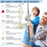 375pcs Freshwater Fishing Lures Kit with Tackle Box