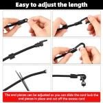 Rod Straps for Boat Deck, 12 Inches Fishing Rod Holder Straps Deck Mount Fishing Boat Rod Connector Boat Tie Down Straps Fishing Pole Straps for Kayak, Bass Boat Accessories, Marine Fishing Supplies