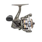 Lew’s Laser Lite Spinning Fishing Reel, Size 75 Reel, 6+1 Bearings, 5.0:1 Gear Ratio, Graphite Frame, Reversible Retrieve, Metallic Gray/Silver/Gold