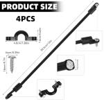 Rod Straps for Boat Deck, 12 Inches Fishing Rod Holder Straps Deck Mount Fishing Boat Rod Connector Boat Tie Down Straps Fishing Pole Straps for Kayak, Bass Boat Accessories, Marine Fishing Supplies