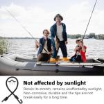 Rod Straps for Boat Deck, 12 Inches Fishing Rod Holder Straps Deck Mount Fishing Boat Rod Connector Boat Tie Down Straps Fishing Pole Straps for Kayak, Bass Boat Accessories, Marine Fishing Supplies