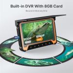 Eyoyo Underwater Fishing Camera 7": 1080P Portable Fish Finder w/DVR, Ice Fishing Camera w/ 8 IR Lights, 8H Battery, USB-C Charging, 15m/49ft Cable for Night & Lake Fishing