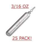 Reaction Tackle- Lead Drop Shot Weights - dropshot sinkers, 3/16 oz