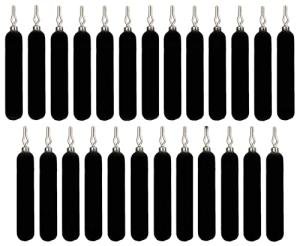 Reaction Tackle- Lead Drop Shot Weights - dropshot sinkers, 1/4 oz - Black