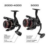 KastKing Brutus Spinning Reel, Freshwater Spinning Fishing Reels, Graphite Frame, CNC Aluminum Spool, 5.2:1 Gear Ratio, 4+1 Ball Bearings