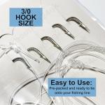 SHIROKAZU Reflective Luminous Sabiki Mackerel Feather Lures - Anti-Rust Steel Hooks, Versatile Use for Freshwater & Saltwater Fishing - Ideal for Sea Bass, Trout, Perch, Carp (Reflective x4 Packs)