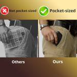 Tackle Box, Waterproof Mini Fishing Tackle Box, Portable Pocket, Size Storage, Double-Sided Organizer for Speed Clips, Steel Hooks, Weights, Sinkers, Swivels, Small fishing