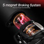 Piscifun Torrent 18LB 7.1:2 Baitcaster Right Handed Baitcasting Reel Carbon Fiber Drag Fishing Reel Tournament Baitcast Reels