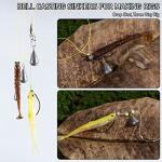 Dr.Fish 30 Pack Bass Casting Sinker Bell Fishing Lead Weights Drop Shot Weights Freshwater Tear Drop Sinkers 1/2oz