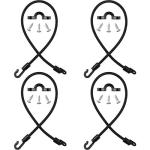 4 Pieces Rod Strap Holder Deck Mount Connector Mount Rod Strap Hold Down for Boat Kayak Boat Fishing(18 Inch)