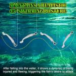 50/40/30/25/20pcs Fishing Jig Heads with 3D Eyes, Multi-Color Lead Head Hooks for Bass Trout, Saltwater Freshwater Lures, 3/16-1/2 oz Weights (5g(3/16oz)-40pcs)