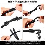 4 Pieces Rod Strap Holder Deck Mount Connector Mount Rod Strap Hold Down for Boat Kayak Boat Fishing(18 Inch)