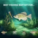 40-Pack Crappie Jig Heads for Fishing - 5 Colors Kit for Panfish, Walleye, Bass 1/32, 1/16, 1/8oz