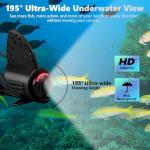 𝟮𝟬𝟮𝟲 𝗡𝗘𝗪 Underwater Fishing Camera 4.3'' IPS 1000TVL w/ 5000mAh, [30°~150° Angle Fin] Ice Fishing Camera Underwater Portable Fish Finder Fishing Gift for Men, IR, Boat and Kayak Fishing, 65FT
