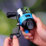 Sougayilang Spincast Fishing Reel - Pre-Spooled with Line, Easy Push Button Casting for Beginners, 3.9:1 Gear Ratio & Reversible Handle for Left/Right Hand Retrieve