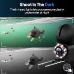 Underwater Fishing Camera, Fishing Camera with Infrared Night Vision Light, 4.3" IPS Portable Fish Finder with 65ft Cable, Upgraded HD 8 Infrared Lights Lens for Ice Lake Boat Kayak Fishing, Gift