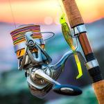 RUNCL Braided Fishing Line, 8 Strand Abrasion Resistant Fishing Line Braid, Super Durable, Smooth Casting, Zero Stretch, Smaller Diameter, Hi Vis, 328-1093 Yards, 12-100LB(40LB,546yds)