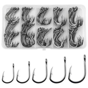 100pcs Saltwater Circle Hooks for Live Bait