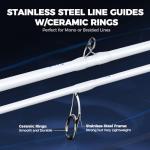 KastKing Centron Lite Twin Tip Casting Rods,6'0", Mod Fast, Medium