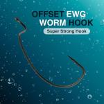 Reaction Tackle Offset EWG Hooks - #2/0 - Heavy Cover