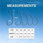 Reaction Tackle Offset EWG Hooks - #2/0 - Heavy Cover