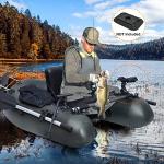 Xproutdoor 2 Pack Fishing Rod Holders for Boat with Mount Bracket, Fishing Pole Rod Racks Kit 360 Degree Adjustable, Horizontal and Side Installation, for Fishing Boat, Kayaks