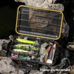 RUNCL Fishing Tackle Box, Waterproof Tray for Jigs Lures, Thicker Floating Tackle Utility Box with Adjustable Dividers, 3600/3700/Large 3700 Size
