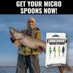 Lunkerhunt Micro Spoon Lures – 4-Pack for Bass & Trout