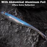 Dr.Fish Soft Plastic Baits Bass Fishing Lures Fork Tail Soft Jerkbait Drop Shot Bait Jerk Shad Minnow Swimbait Crappie Lures for Trout Pike Walleye Pink 3''