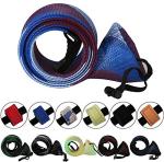 Rod Cover Sleeve,6 Pack Fishing Rod Socks for Fly Spinning Casting Sea Rod, Braided Mesh Fishing Pole Gloves Protector Gear w/ 6 Pack Rod Ties Straps,Fishing Accessories Tools,1 Dozen Kit by STSTECH