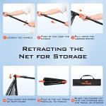 KastKing Pontus Fishing Net, Foldable & Lightweight Landing Net with Built in Length Scale, Strength Aluminum Handle, Fishing Gear and Gift for Men