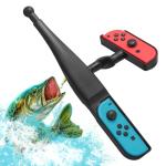 HEATFUN Motion Fishing Rod Controller for Handheld Gaming Devices, Lightweight Ergonomic Game Accessory for Interactive Play