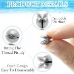 Fishing Weights Sinkers, 250/120pcs Lead Split Shot Fishing Sinkers Open Mouth Design Weights Clip Freshwater Saltwater Fishing Accessories (120pcs)